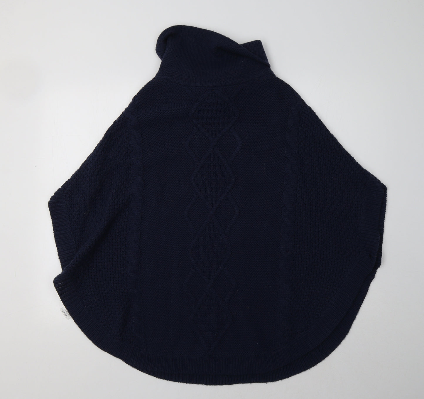 Joules Womens Blue   Overcoat Poncho Size M