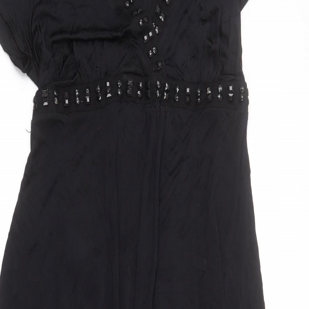 Evans Womens Black   A-Line  Size 20