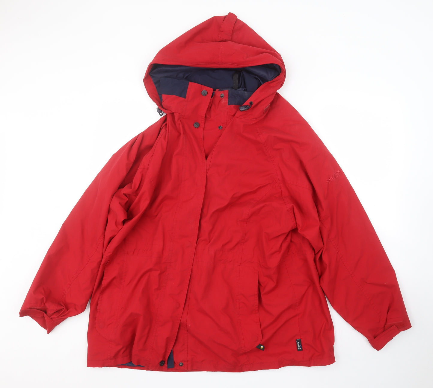 Regatta Womens Red   Rain Coat Coat Size 18