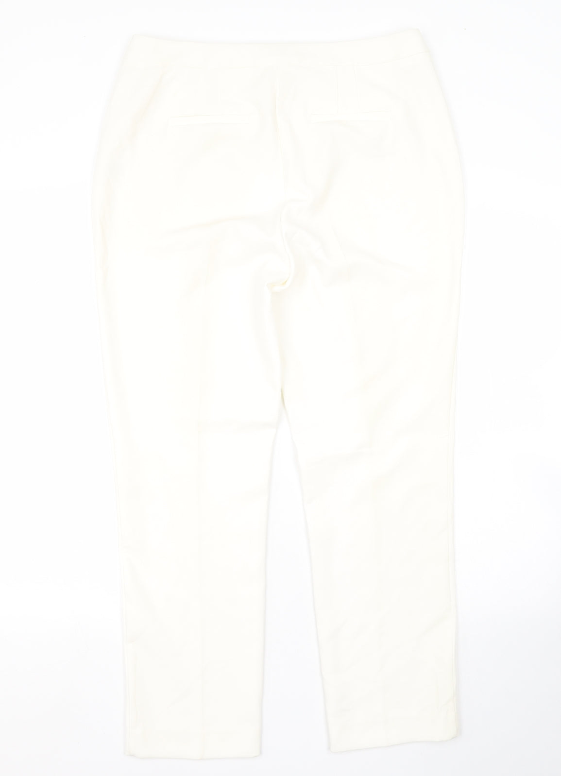 Fenn Wright Manson Womens White   Trousers  Size 12 L27 in
