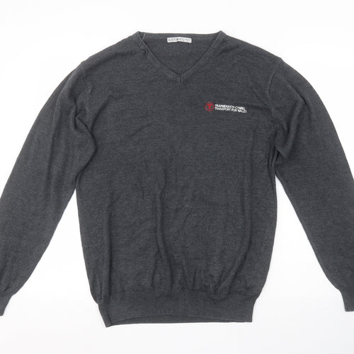 Kustom Kit Mens Gold   Pullover Jumper Size M