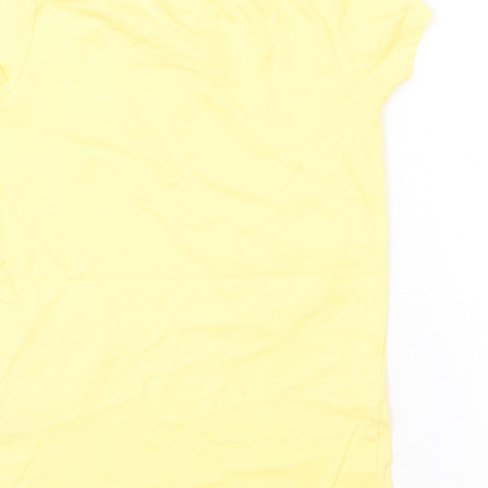 Nutmeg Girls Yellow   Basic T-Shirt Size 5-6 Years