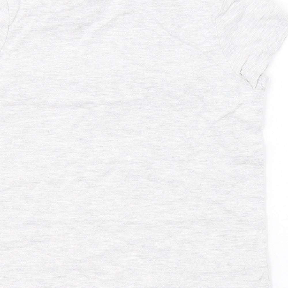 George Girls Grey   Basic T-Shirt Size 5-6 Years