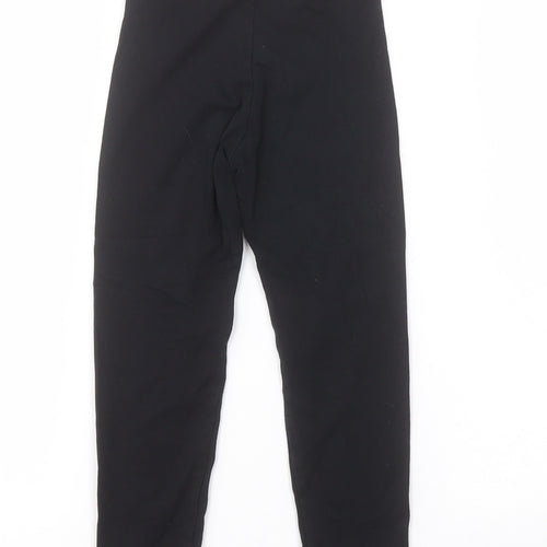 Primark Girls Black   Jogger Trousers Size 5-6 Years