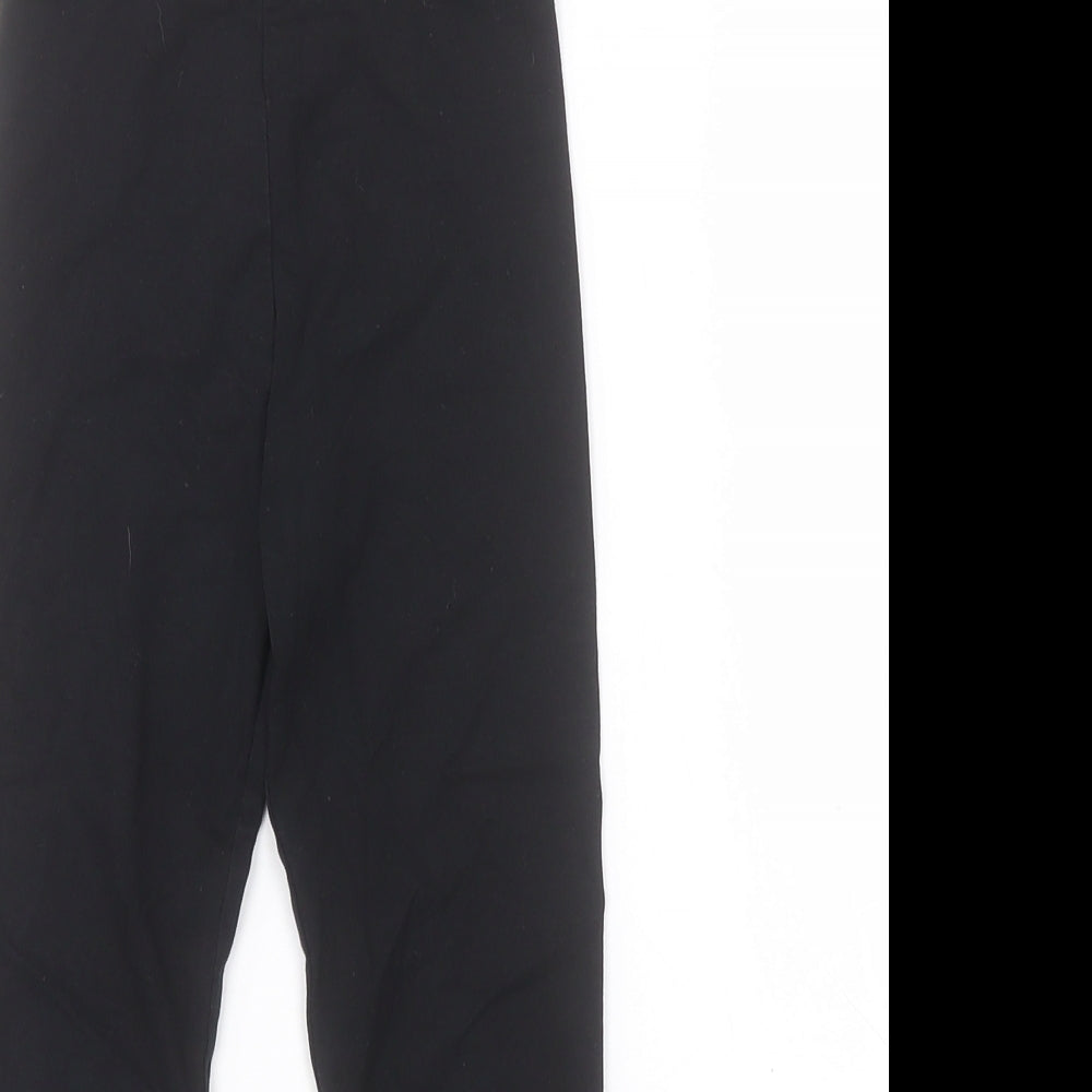 Primark Girls Black   Jogger Trousers Size 5-6 Years