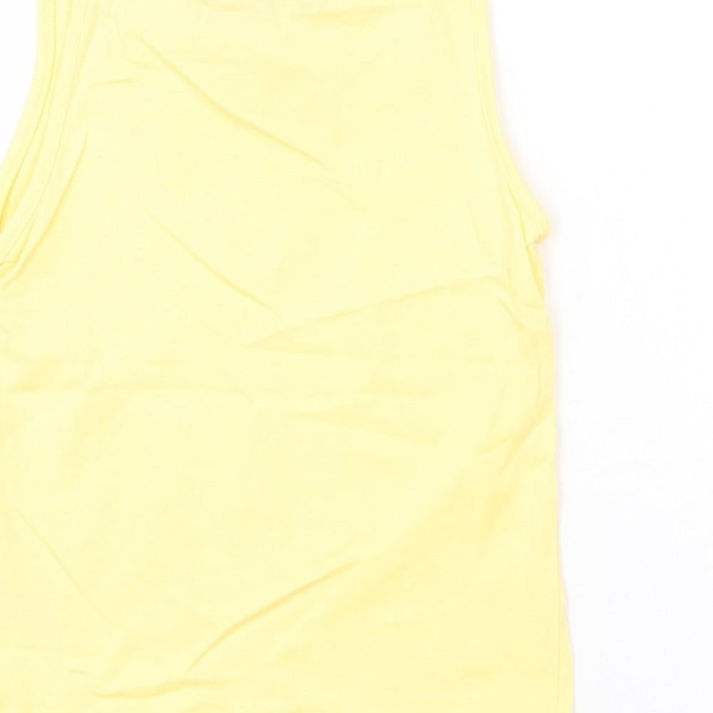 Nutmeg Girls Yellow   Basic Tank Size 5-6 Years