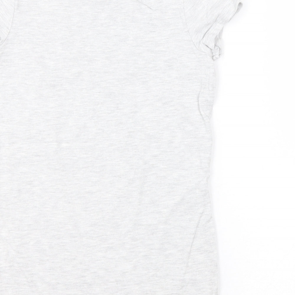 George Girls Grey   Basic T-Shirt Size 5-6 Years