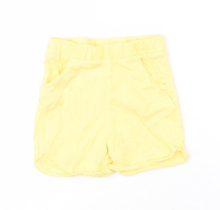 Nutmeg Girls Yellow   Bermuda Shorts Size 5-6 Years