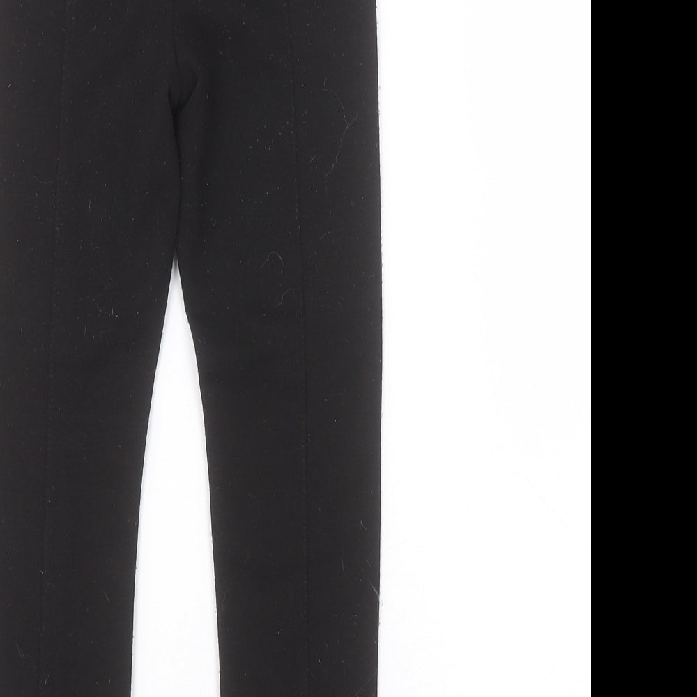 Primark Girls Black   Capri Trousers Size 5-6 Years