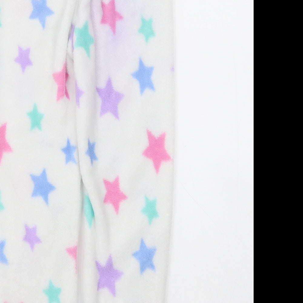 Primark Girls White Argyle/Diamond   Pyjama Set Size 5-6 Years