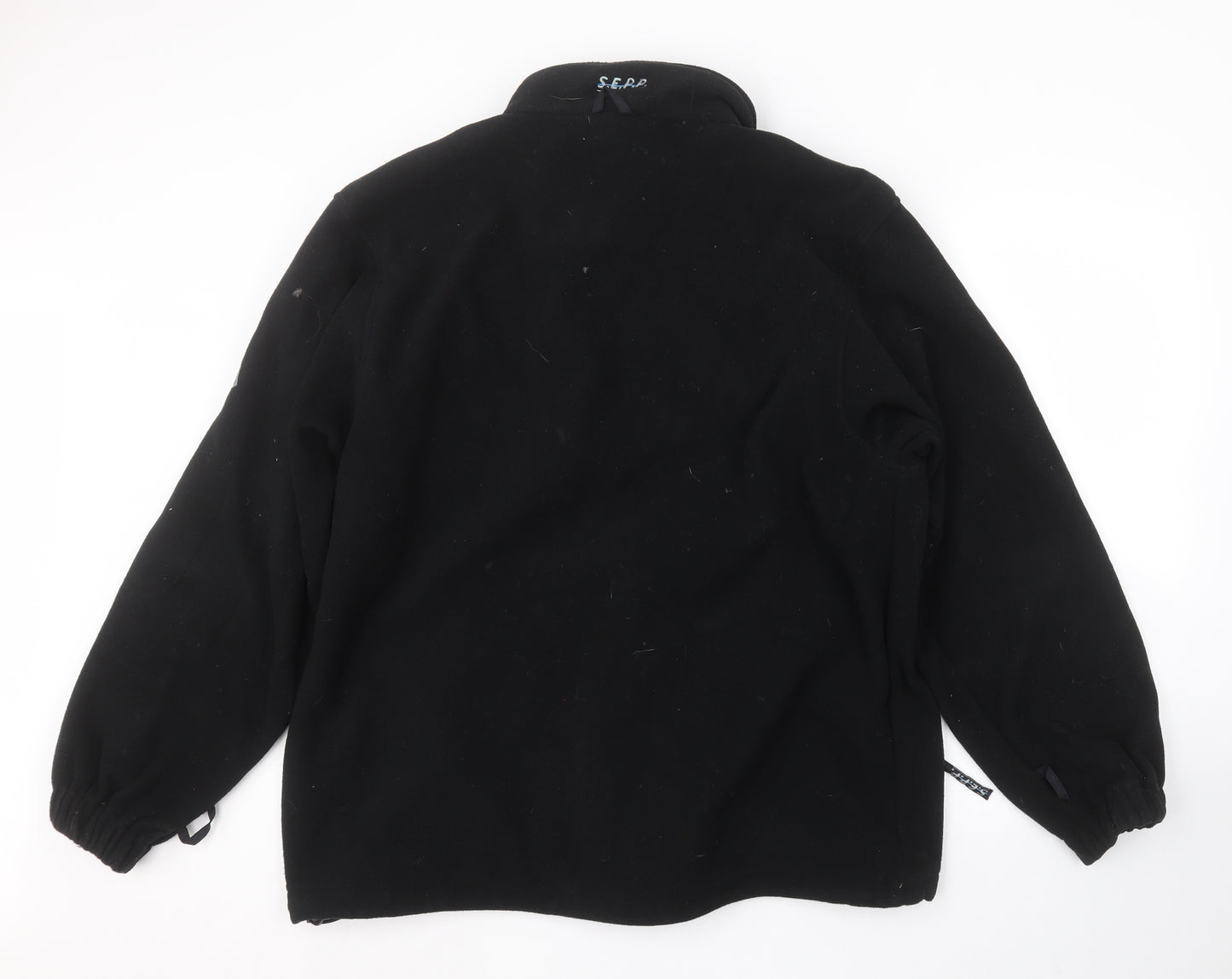 Preworn Mens Black   Full Zip Sweatshirt Size L