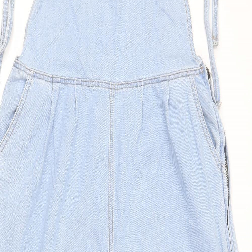 SEE YOU NEVER Womens Blue   Dungaree One-Piece Size 12