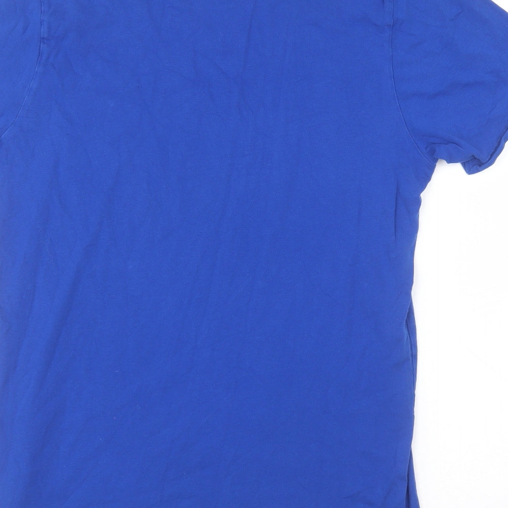 Lyle & Scott Mens Blue    T-Shirt Size L