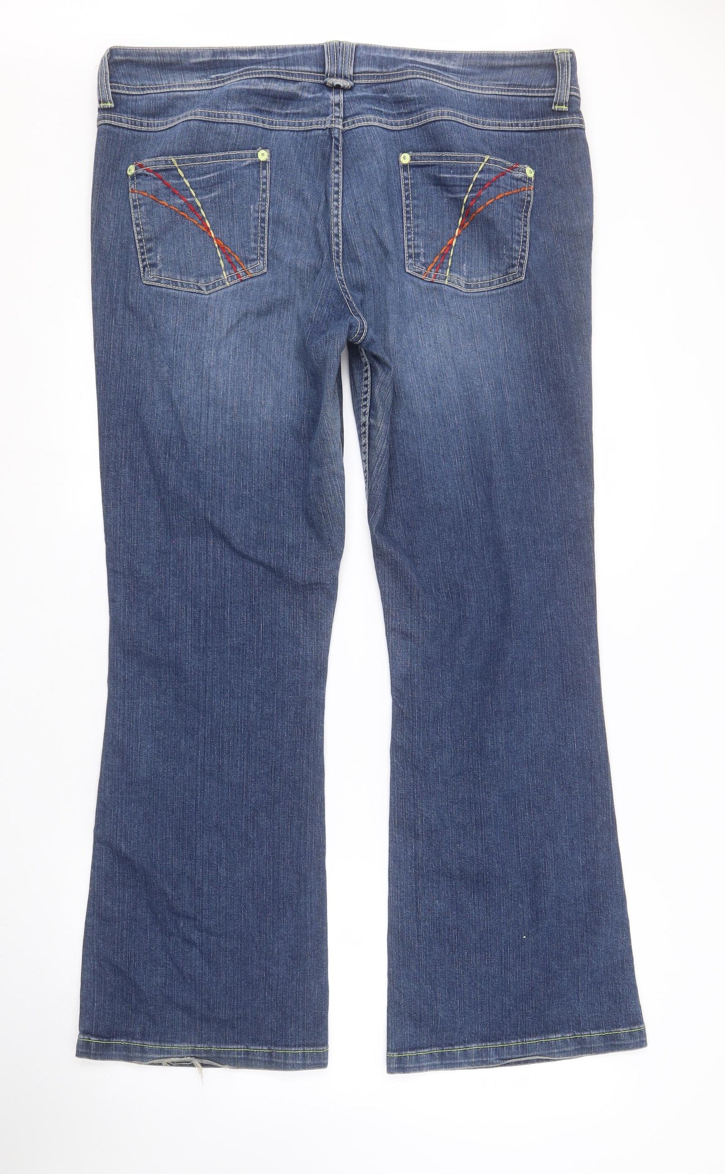 George Womens Blue   Bootcut Jeans Size 18 L30 in
