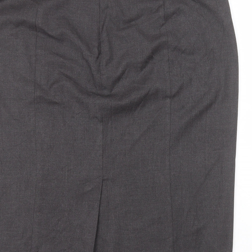 M&S Womens Grey   Straight & Pencil Skirt Size 18