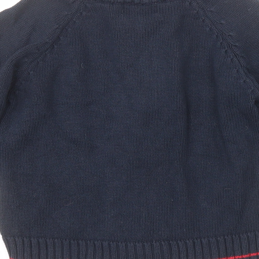 Polo Ralph Lauren Boys Blue   Full Zip Jumper Size L