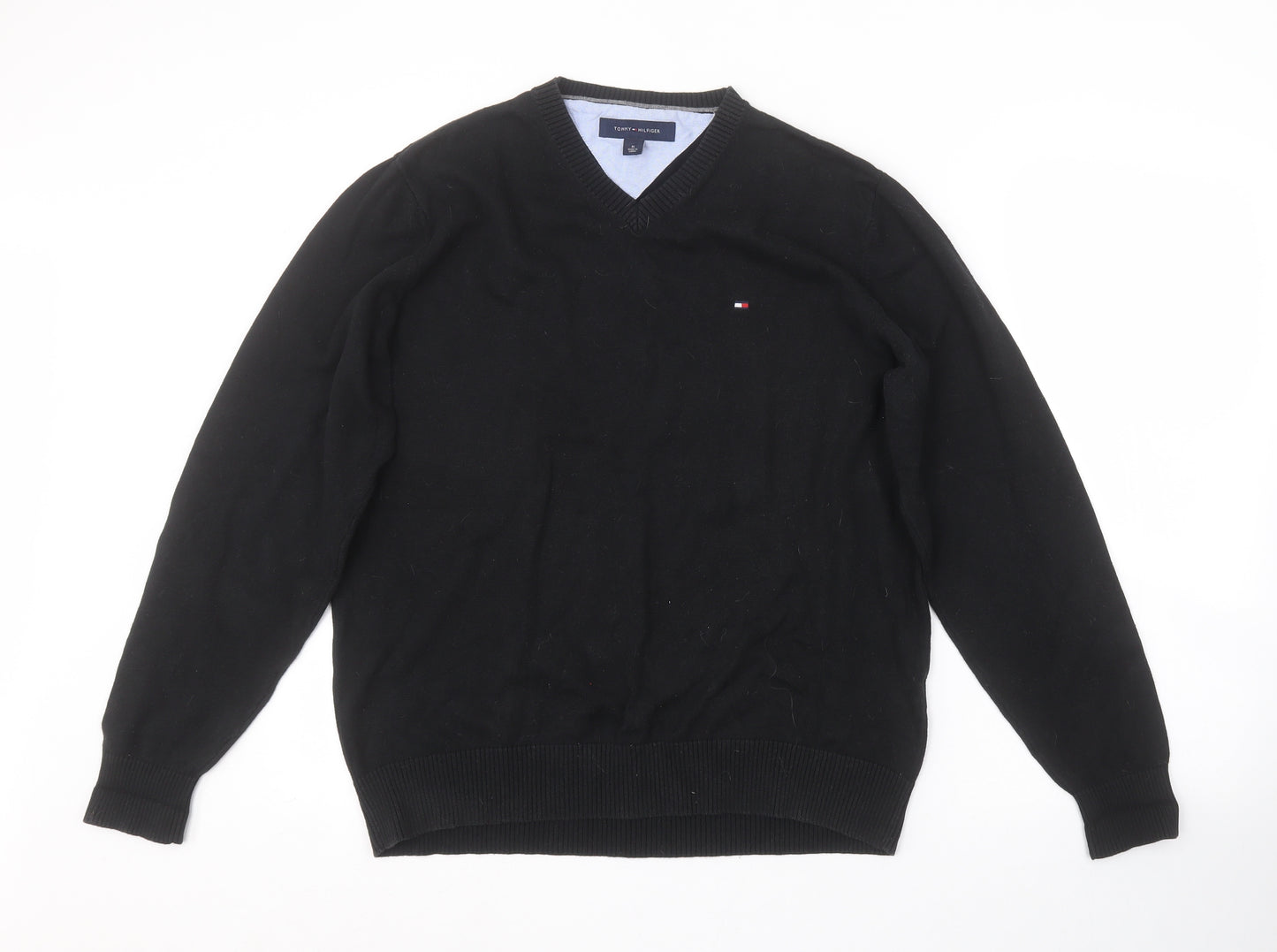 Tommy Hilfiger Mens Black   Pullover Jumper Size M