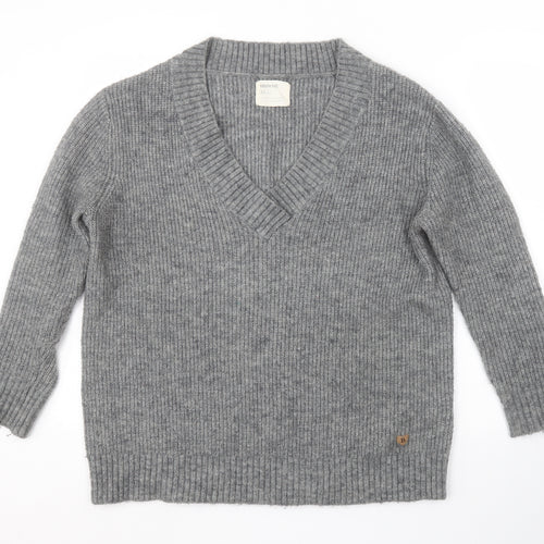 BROWNIE Mens Grey   Pullover Jumper Size S