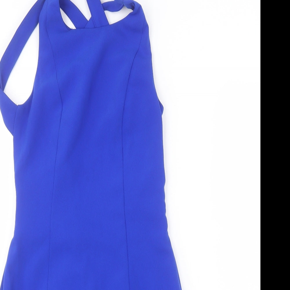 Preworn Womens Blue   Pencil Dress  Size S