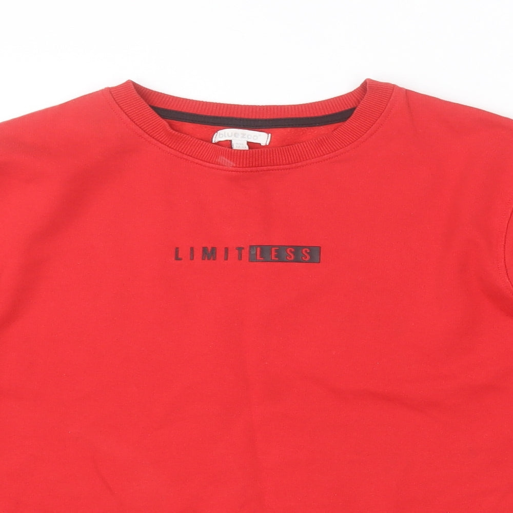 Blue Zoo Boys Red   Pullover Jumper Size 12-13 Years