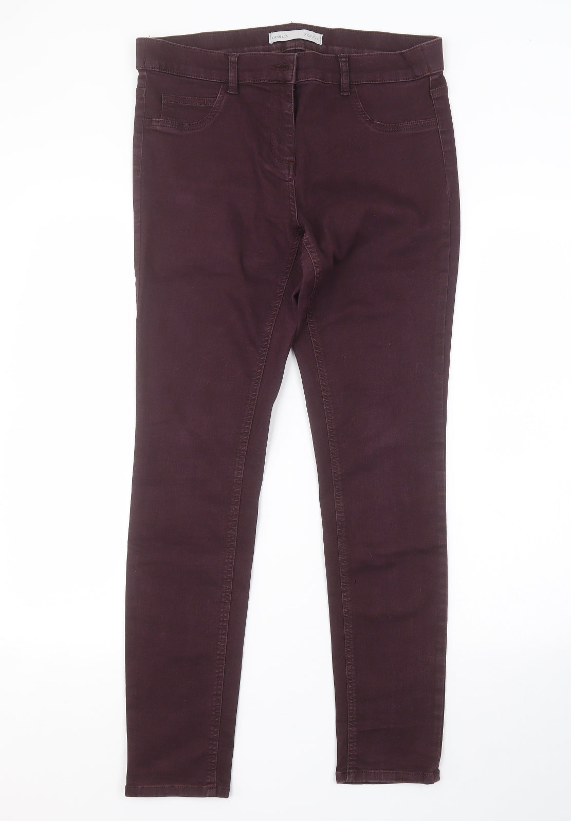 George Womens Purple   Skinny Jeans Size 14 L29 in