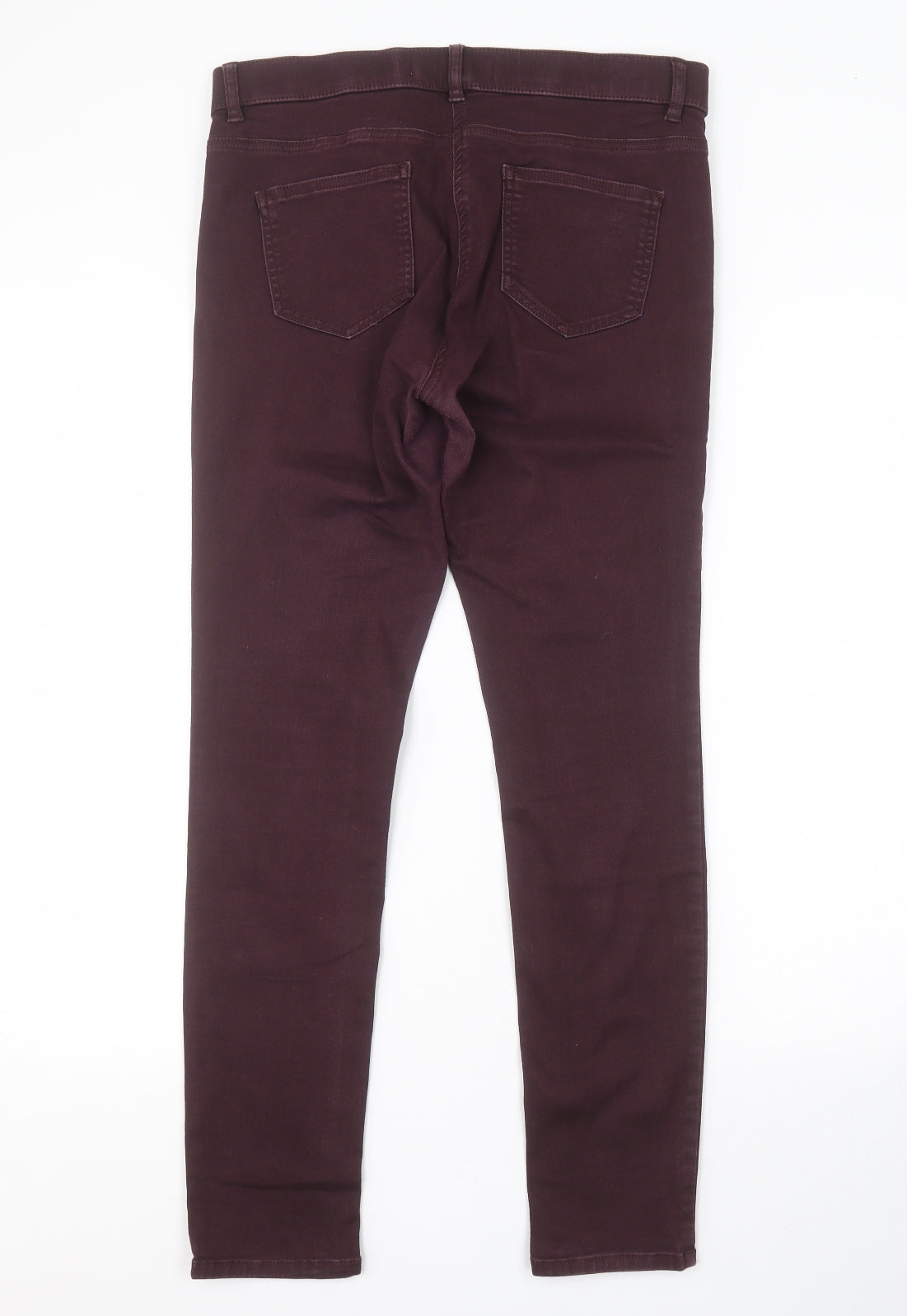 George Womens Purple   Skinny Jeans Size 14 L29 in