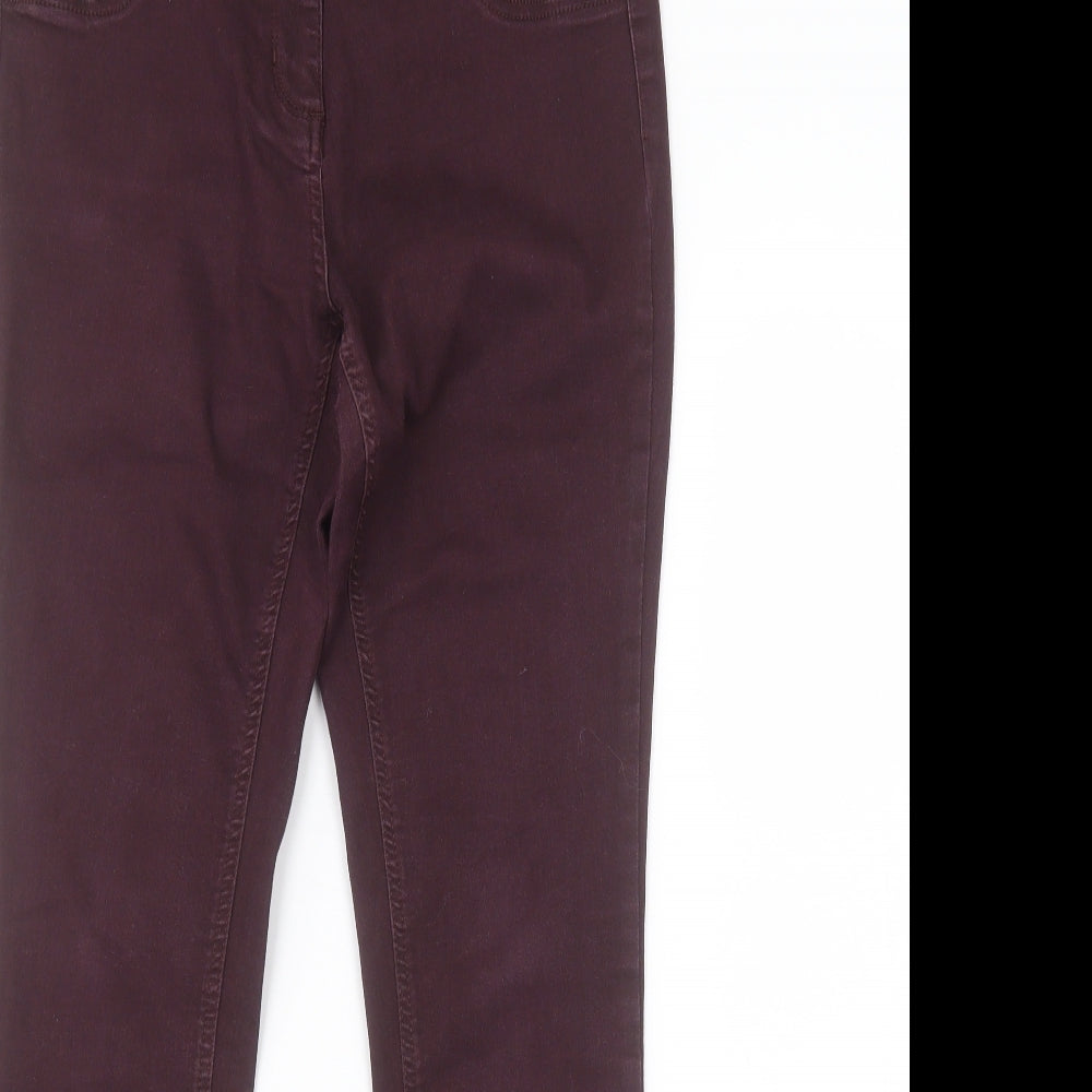 George Womens Purple   Skinny Jeans Size 14 L29 in