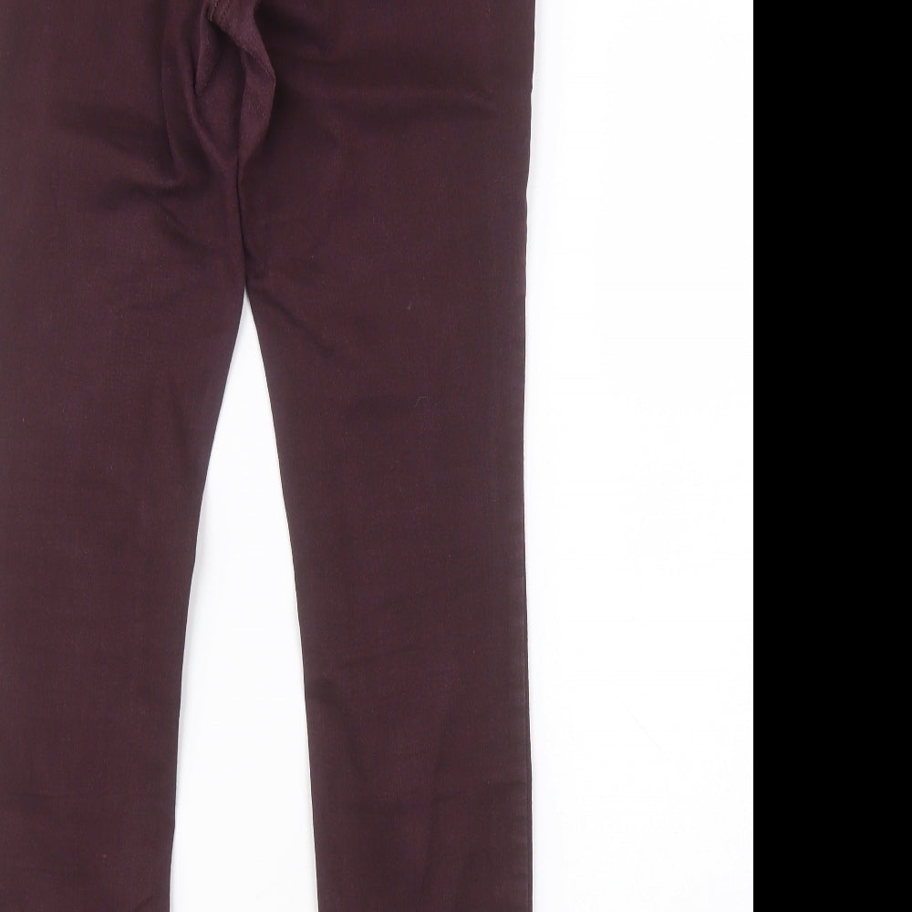 George Womens Purple   Skinny Jeans Size 14 L29 in