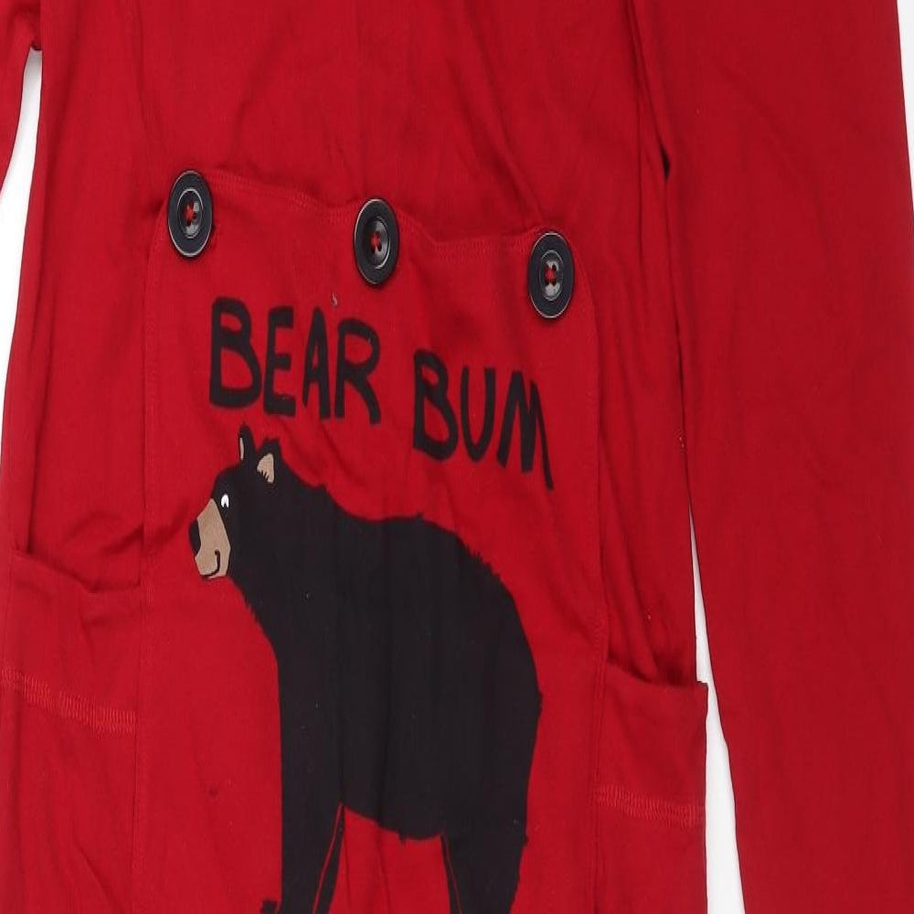 LITTLE BLUE HOUSE Mens Red Solid   One Piece Size XS  - BEAR BUM