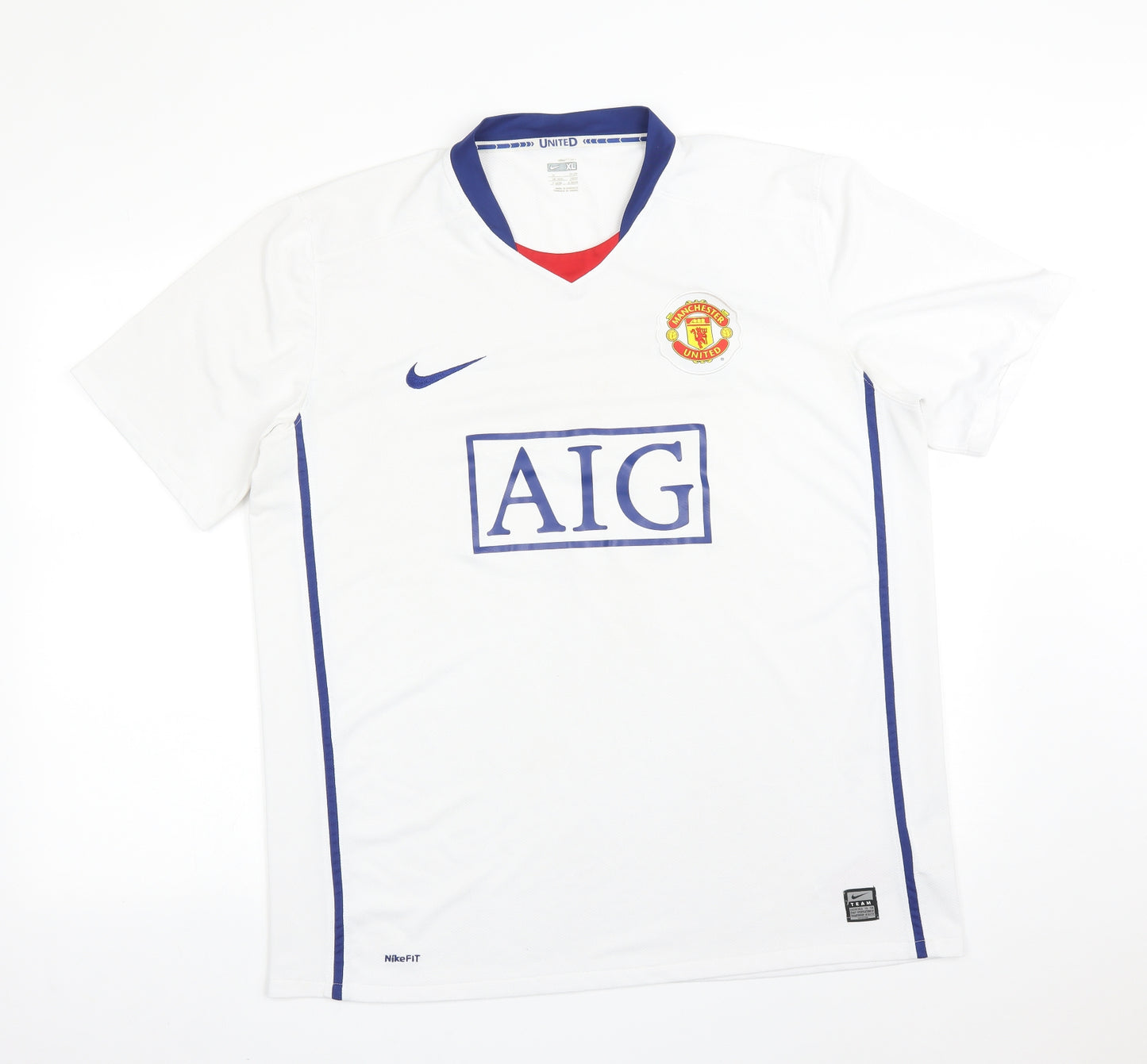 Manchester United Mens White    T-Shirt Size XL