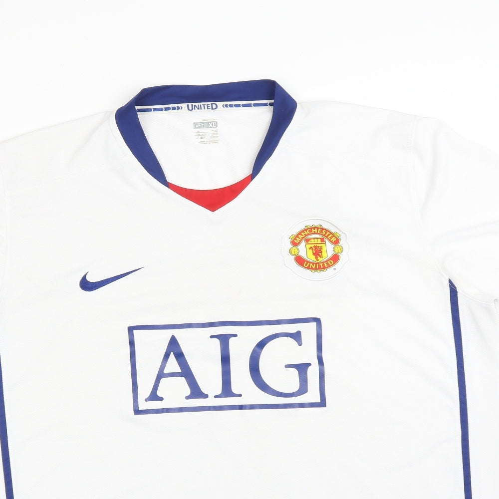 Manchester United Mens White    T-Shirt Size XL