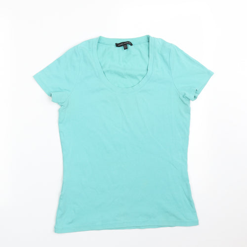 Laura Ashley Womens Blue   Basic T-Shirt Size 12