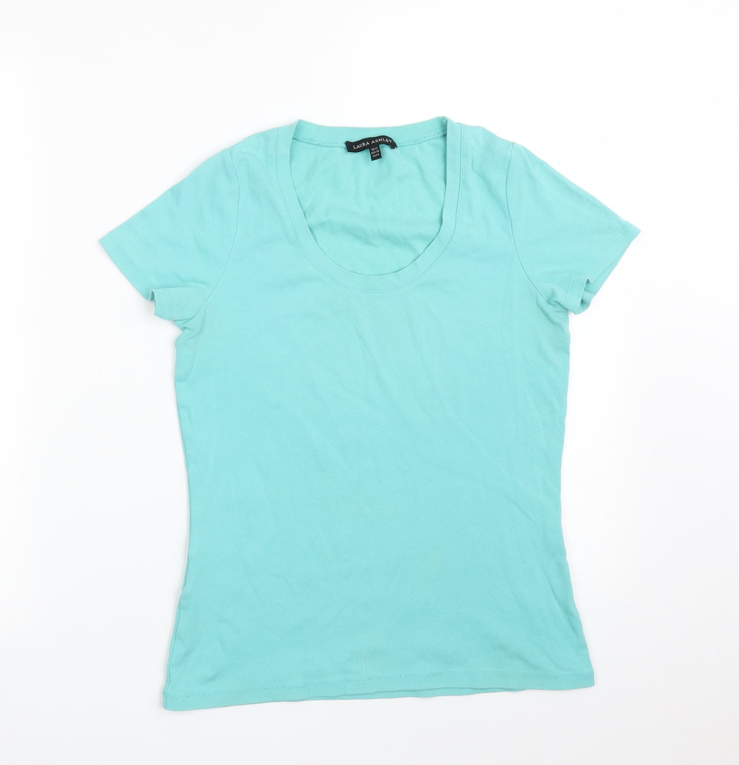 Laura Ashley Womens Blue   Basic T-Shirt Size 12