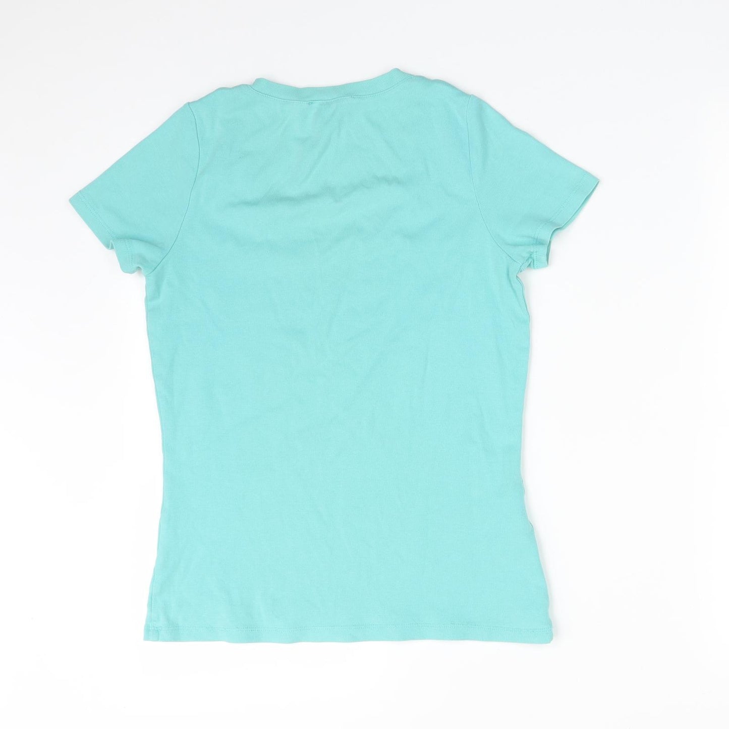 Laura Ashley Womens Blue   Basic T-Shirt Size 12