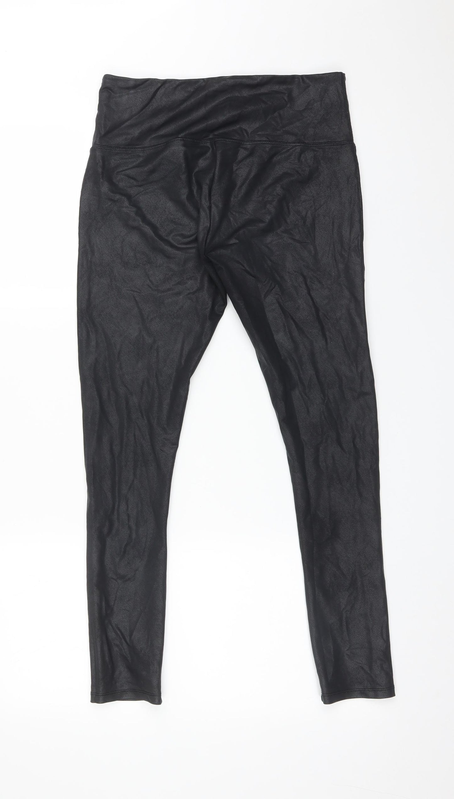 Primark Womens Black Animal Print   Leggings Size M L26 in