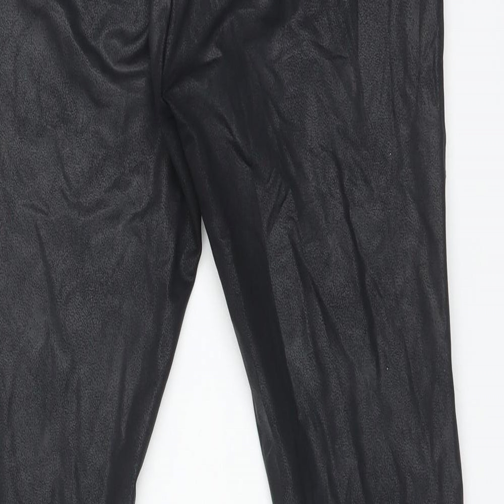 Primark Womens Black Animal Print   Leggings Size M L26 in