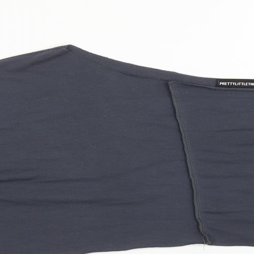 PRETTYLITTLETHING Womens Blue   Pullover Sweatshirt Size 8