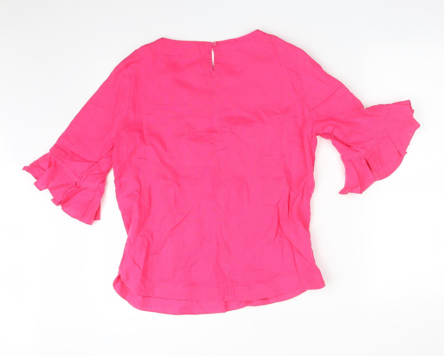 M&S Womens Pink   Basic T-Shirt Size 10