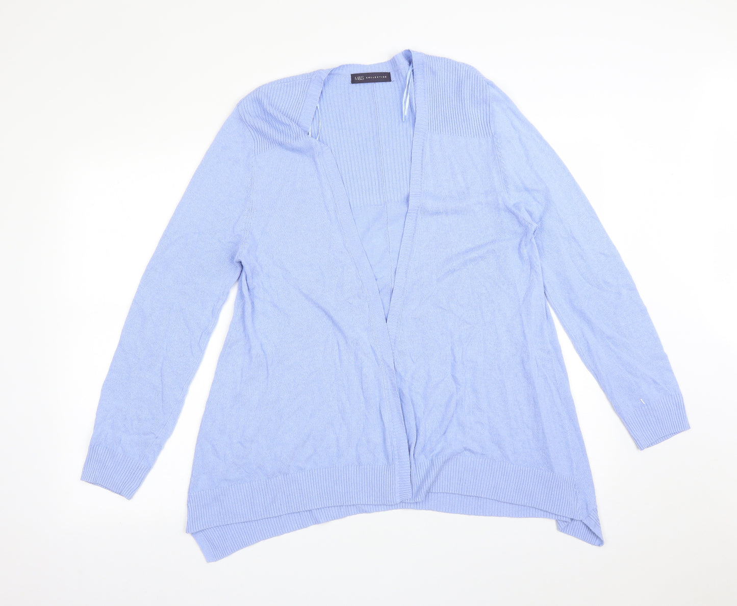 M&S Womens Purple   Cardigan Jumper Size 12