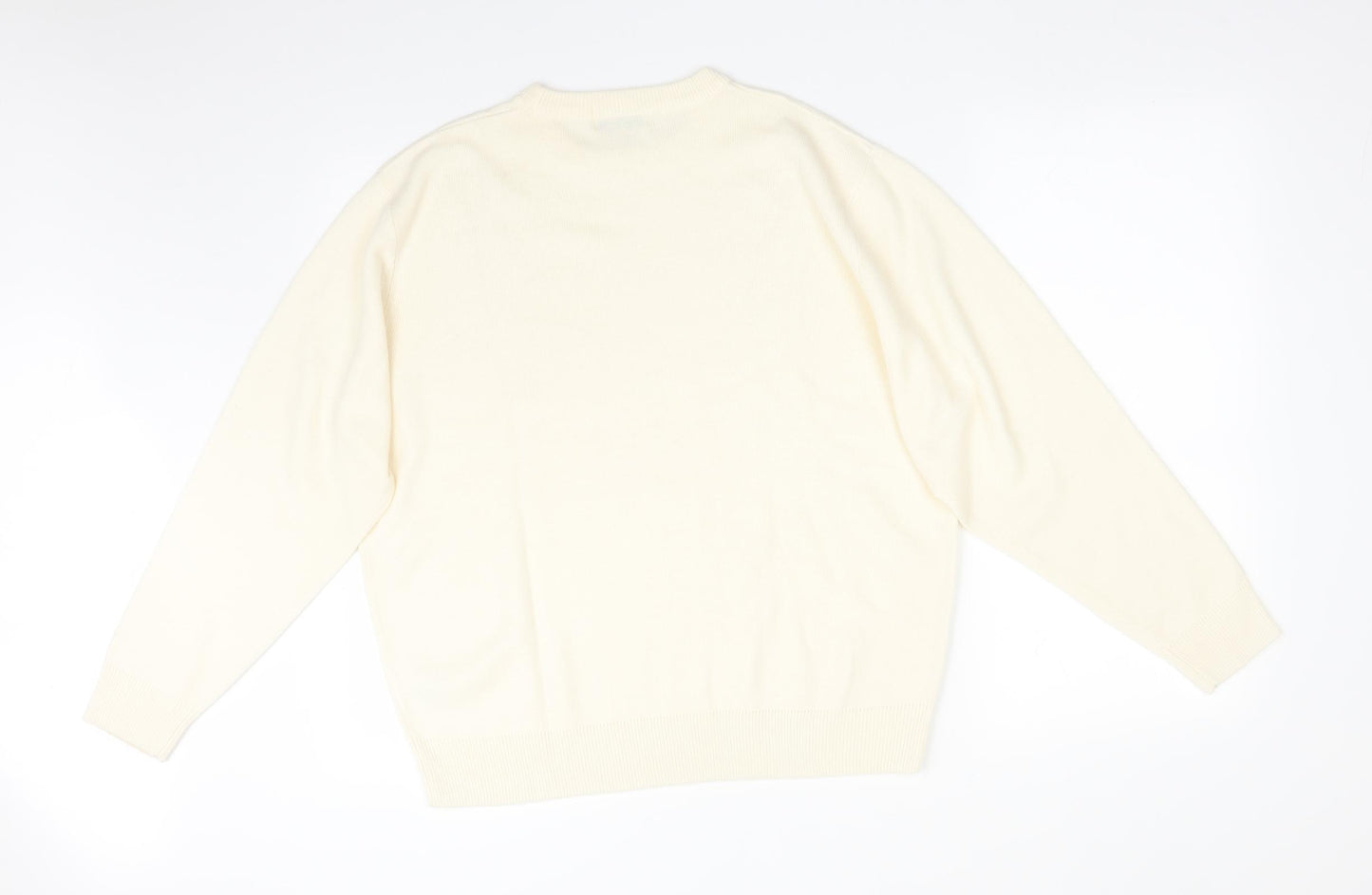 Berkertex Womens White   Pullover Sweatshirt Size 20