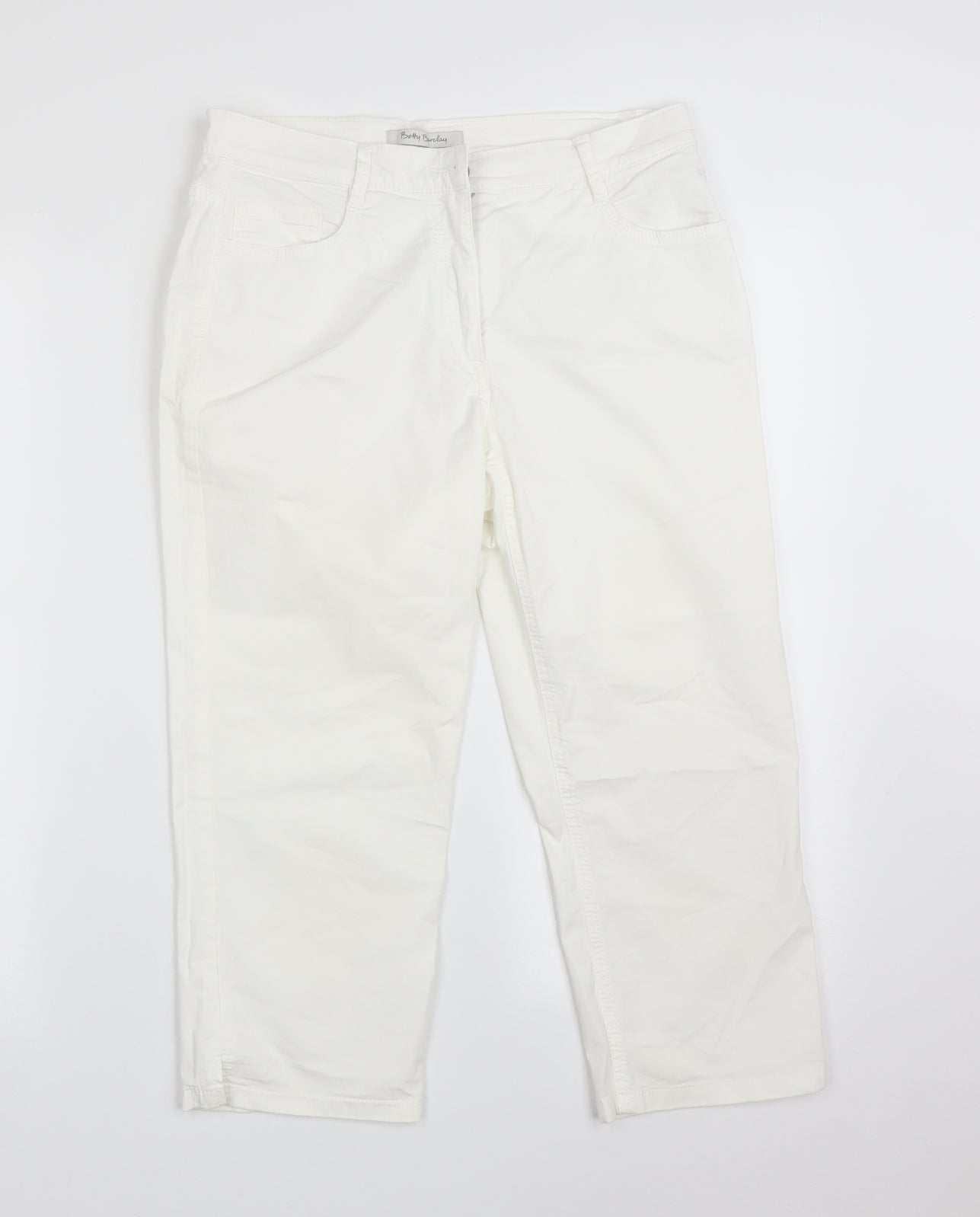 Betty Barclay Womens White   Snow Pants Trousers Size 10