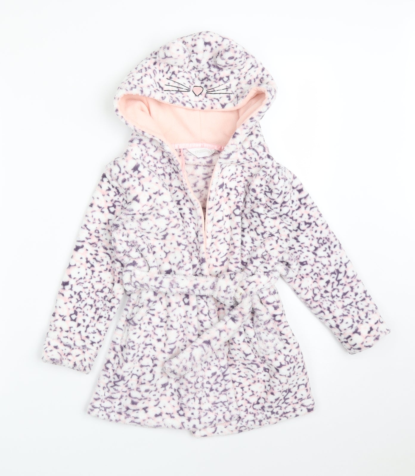 River Island Girls Multicoloured Animal Print   Robe Size 2-3 Years  - CAT