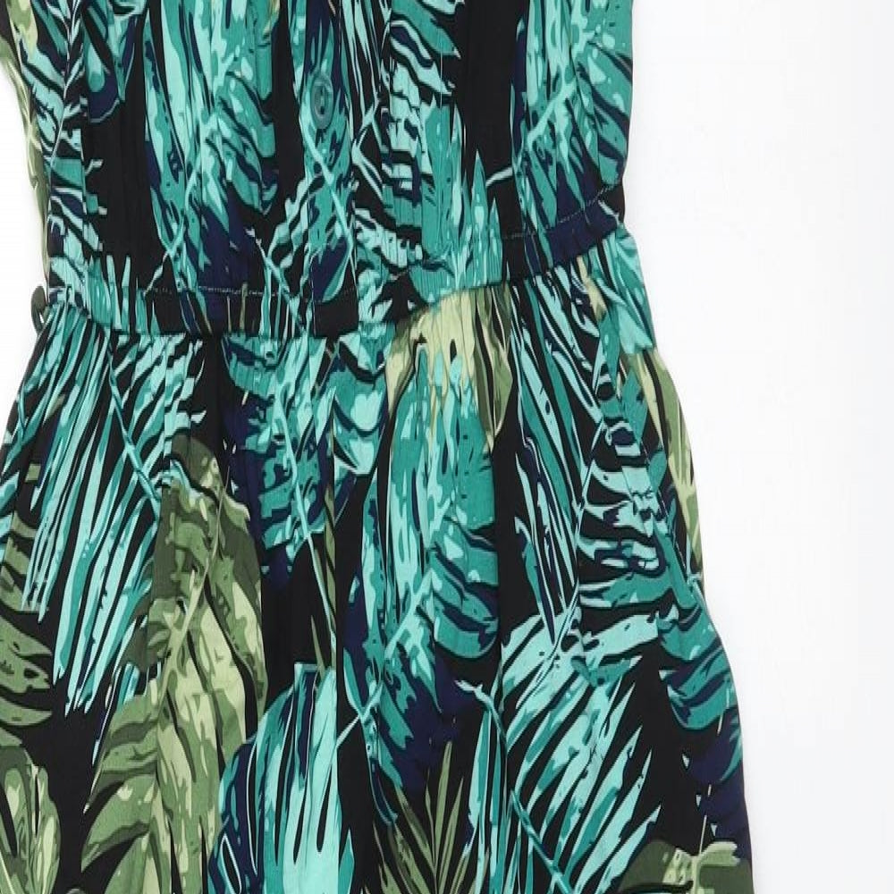 Brave Soul Womens Multicoloured Floral  Jumpsuit One-Piece Size XS