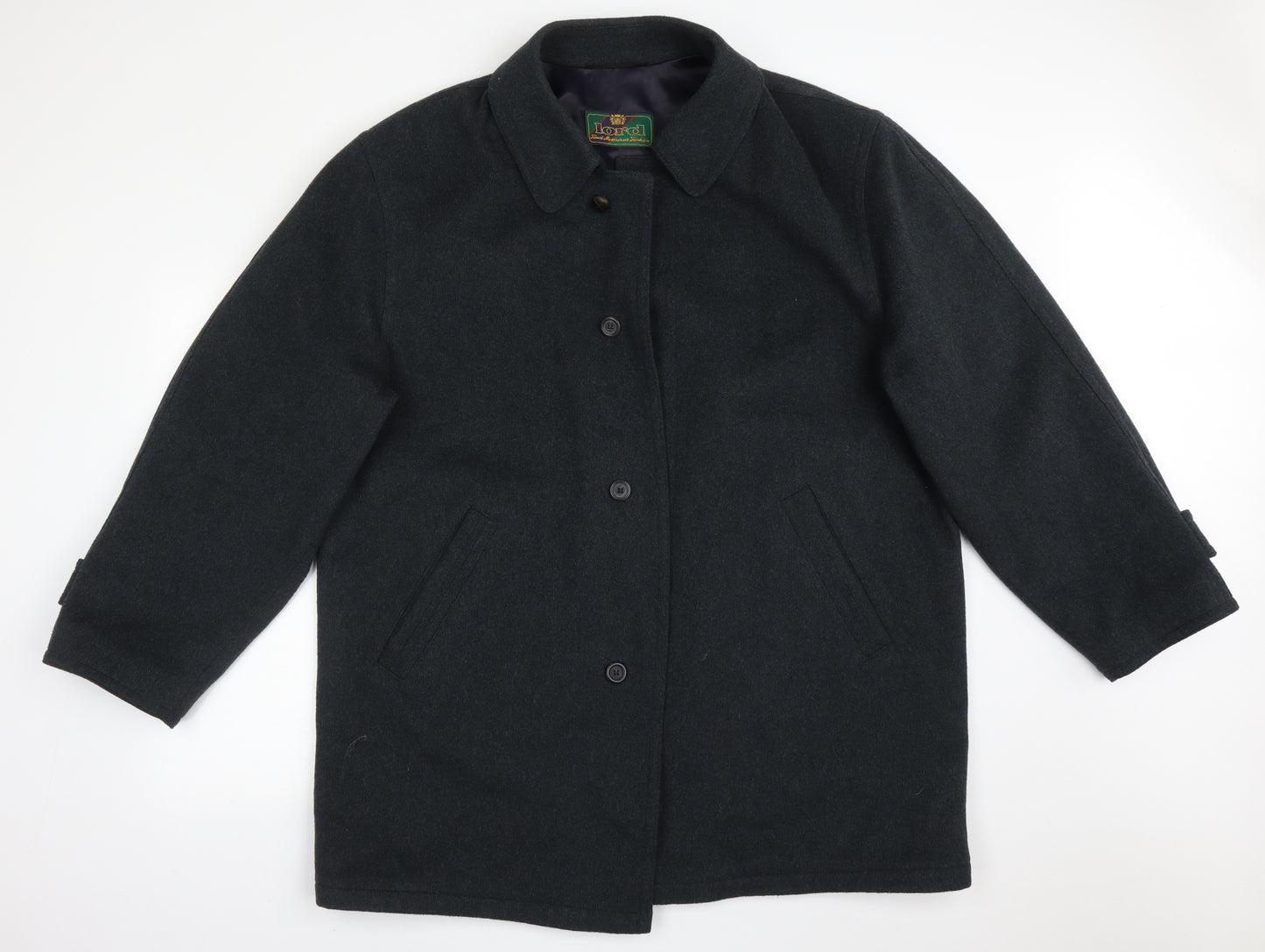 LORD Mens Blue   Overcoat Coat Size 46