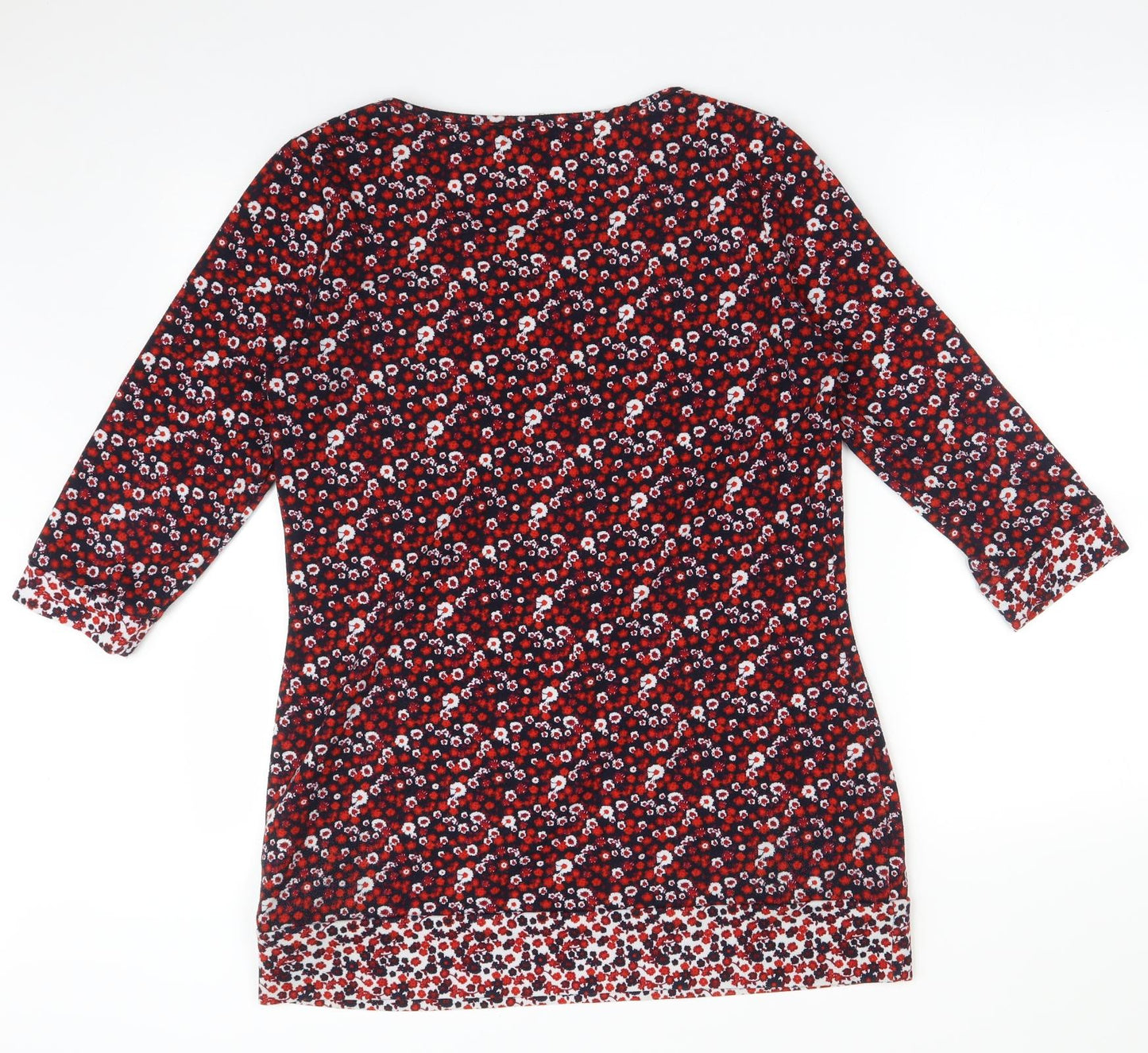 ORIGINALS Womens Multicoloured Floral  Basic T-Shirt Size 14