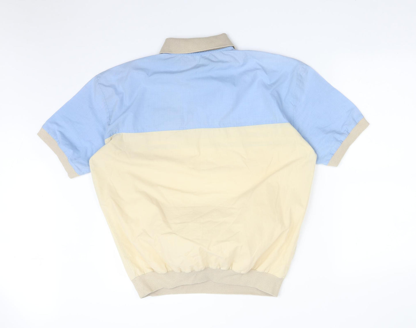 THE COLLECTION Mens Multicoloured Colourblock   Polo Size M