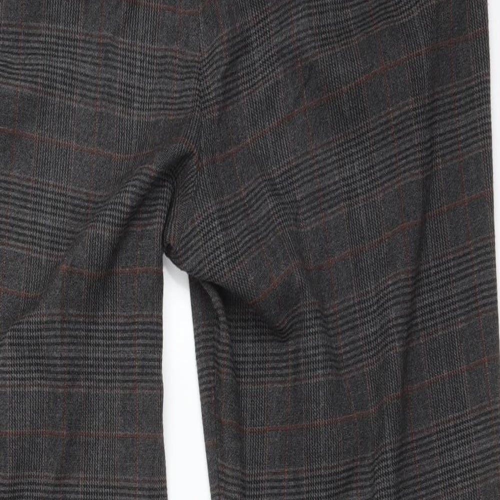 TU Womens Multicoloured Check  Trousers  Size 16 L27 in