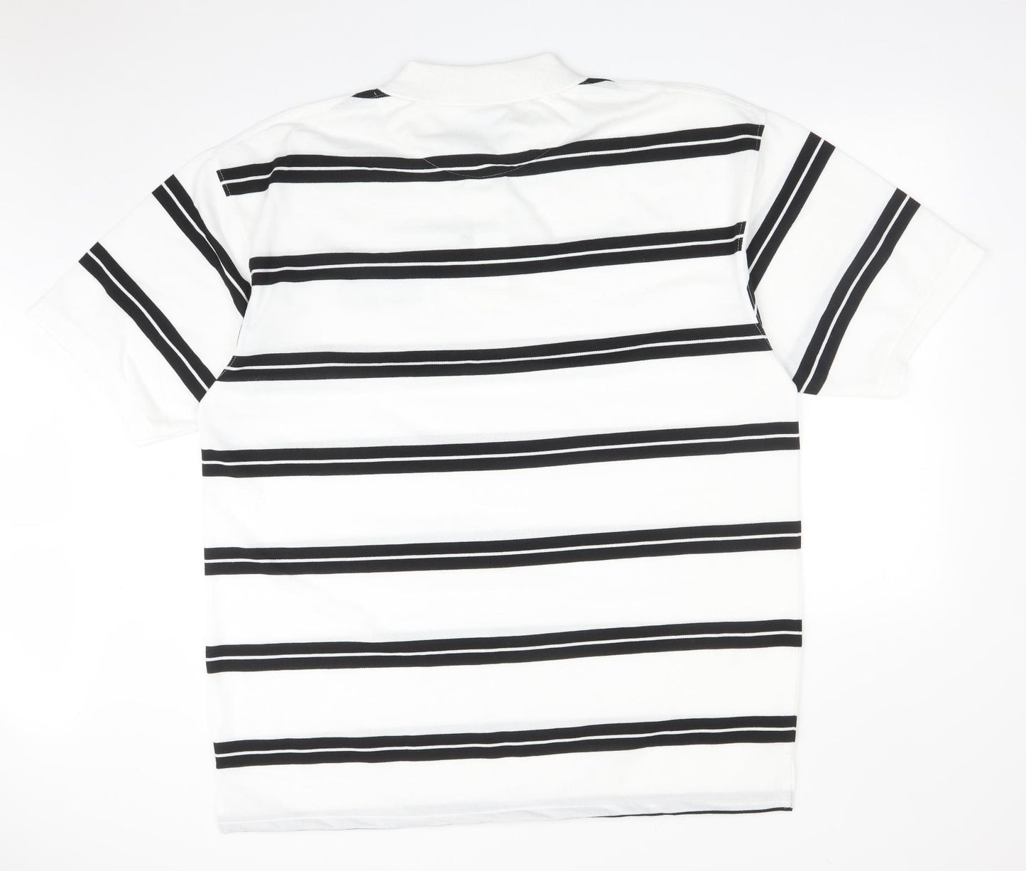 GILLICCI Mens Multicoloured Striped   Polo Size 4XL