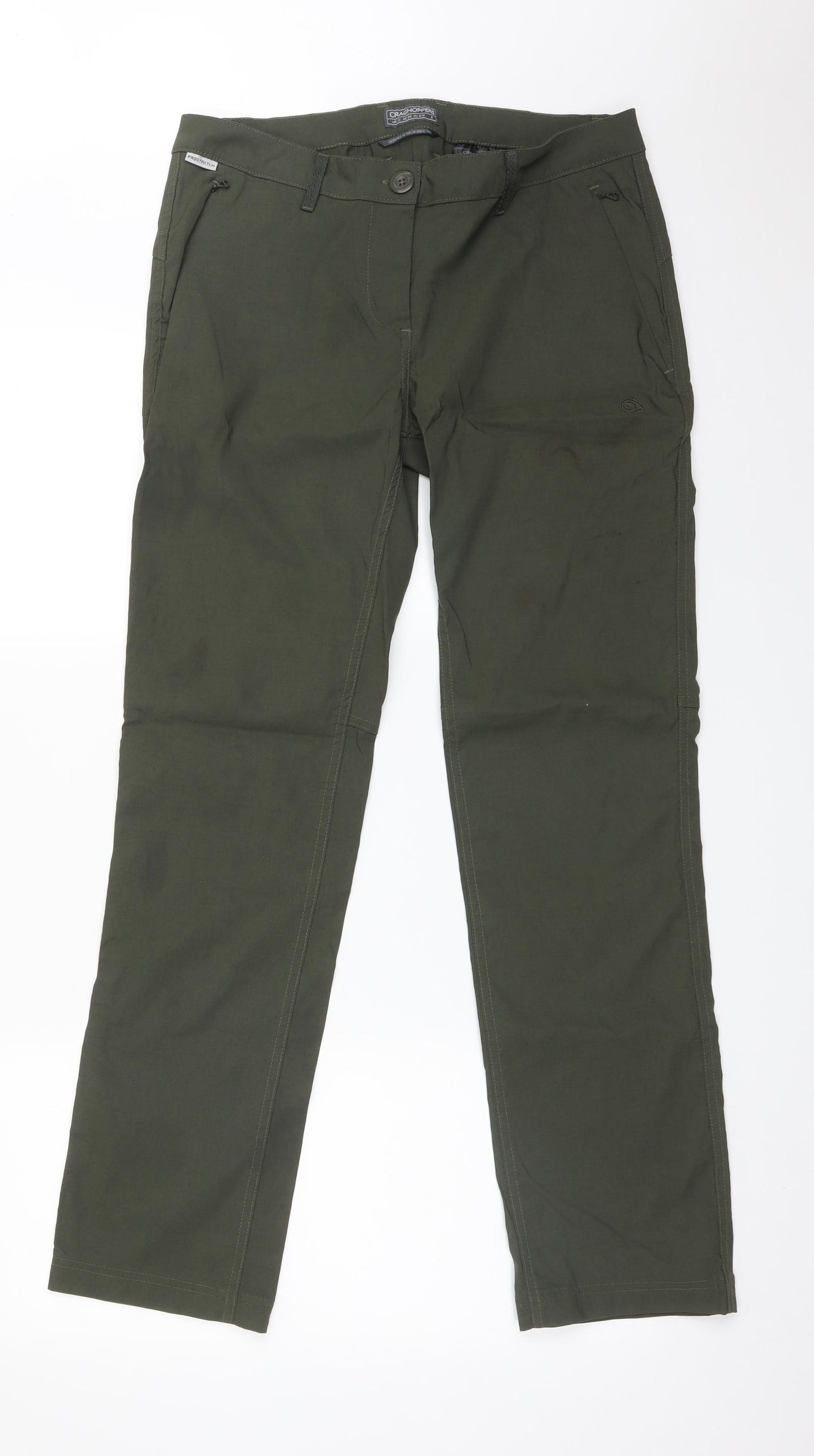 Craghoppers Womens Green   Chino Trousers Size 12 L30 in