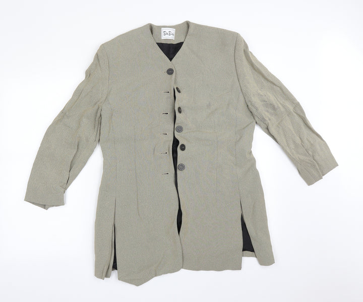Betty Barclay Womens Multicoloured Chevron Jacket Suit Jacket Size 14